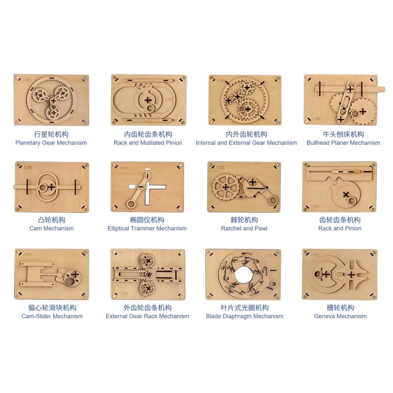 机械互动装置-小版12款-含知识讲解